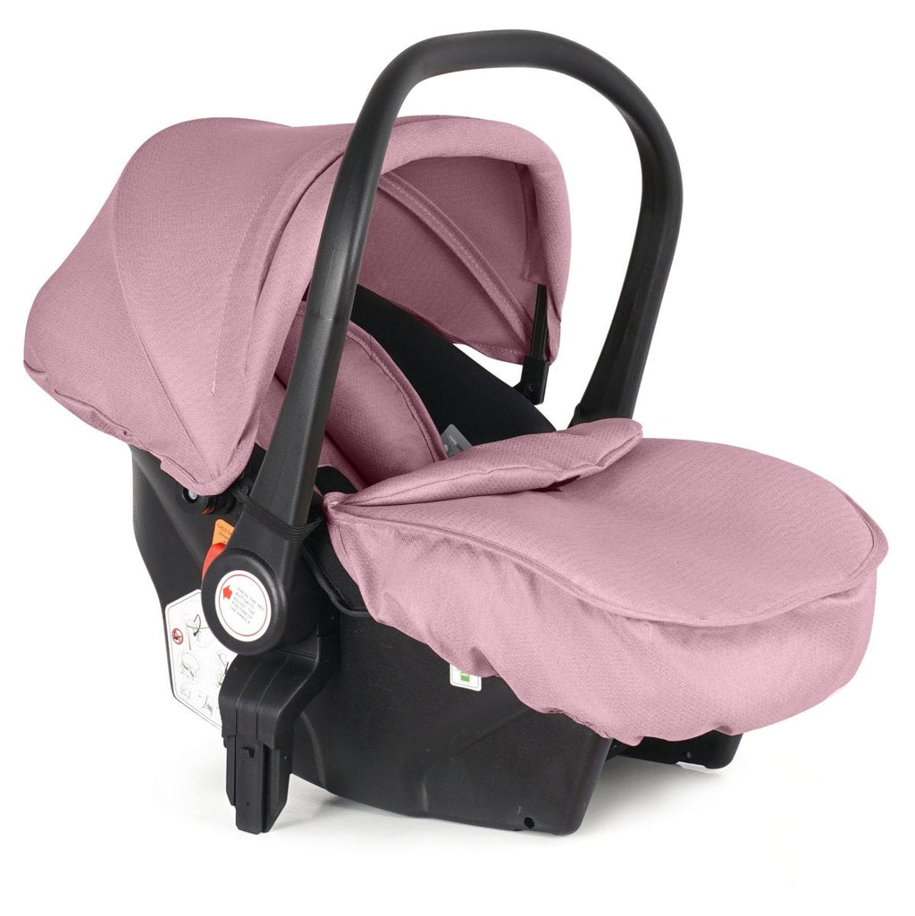 Cruise 3 In 1 Travel System With i-Size Car Seat - Blush Rose (Free Cupholder And Seat Liner Included!)