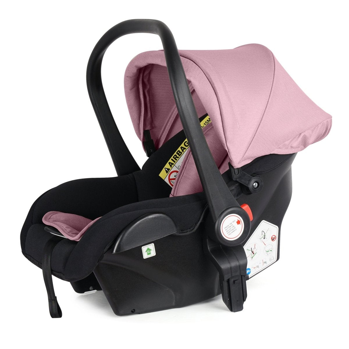 Cruise 3 In 1 Travel System With i-Size Car Seat - Blush Rose (Free Cupholder And Seat Liner Included!)