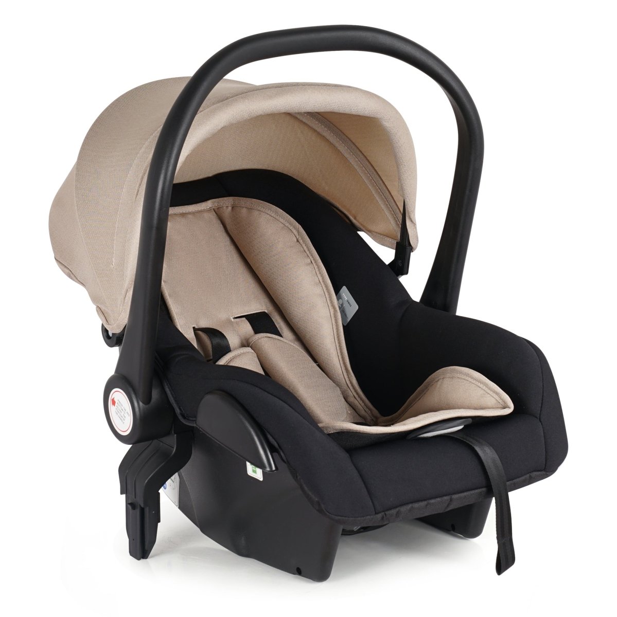 3 In 1 Travel System With i-Size Car Seat - Dune Beige (Free Cupholder And Seat Liner Included!)