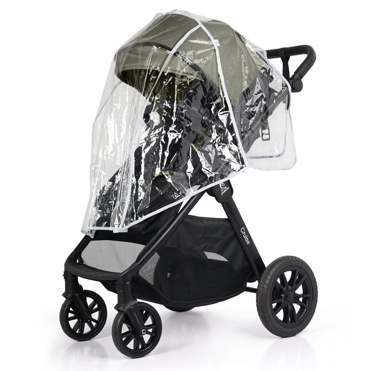 Cruise 3 In 1 Travel System With i-Size Car Seat - Pebble Sage (Free Cupholder And Seat Liner Included!)