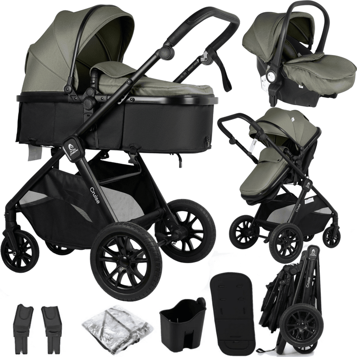3 In 1 Travel System With i-Size Car Seat