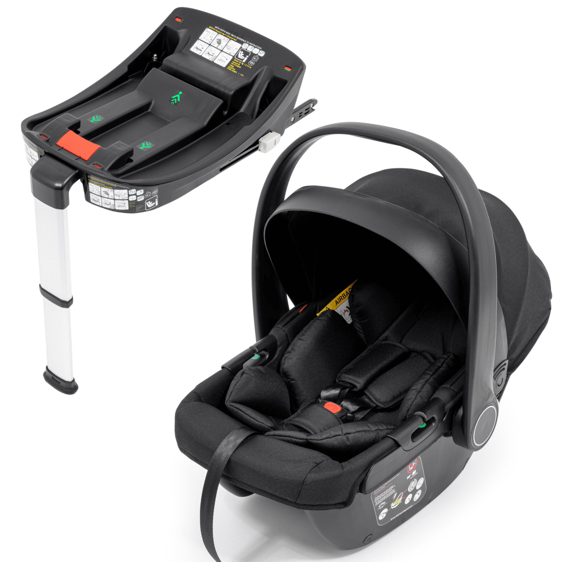 Lite i-Size Infant Car Seat & Base (Birth-12 Months) - Black
