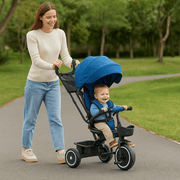6 in 1 Trike V3 - Blue (9 months - 5 years) image 2