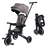 Foryourlittleone Xplor 6 in 1 Foldable Trike - Grey Olive (10m-4y) image 1
