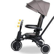 Foryourlittleone Xplor Plus 6 in 1 Foldable Trike - Pastel Pink (10m-4y) image 31