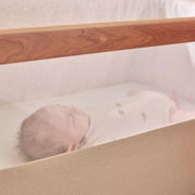Tutti Bambini Cozee Bedside Crib - Scandinavian Walnut/Ecru image 6