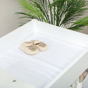AIYAPLAY Baby Changing Unit with 4 Storage Drawers & Changing Mat – White image 8