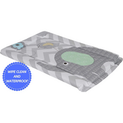 Callowesse Soft Foam Baby Changing Mat - Elephant Chevron Grey image 2