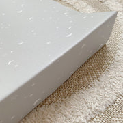 Anti-Roll Wedge Changing Mat - Grey Stars image 5