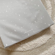 Anti-Roll Wedge Changing Mat - Grey Stars image 4