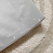 Anti-Roll Wedge Changing Mat - Grey Stars image 3