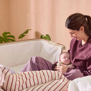 Tutti Bambini Cozee Bedside Crib - Scandinavian Walnut/Ecru image 3