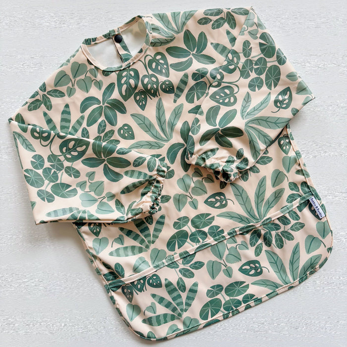 Long Sleeved Baby Bib - Houseplant Haven