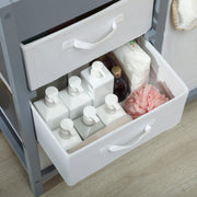 AIYAPLAY Baby Changing Unit with 4 Storage Drawers & Changing Mat – Grey image 7