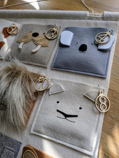 Woodland Felt Advent Calendar & Wall Organizer