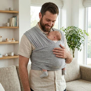 Callowesse Ergonomic Baby Wrap Carrier – Grey image 2