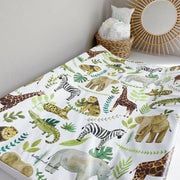 Anti-Roll Wedge Changing Mat - Safari Animals Print image 6
