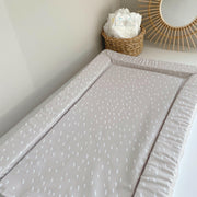 Standard Changing Mat - Greige Dash Neutral Print image 4