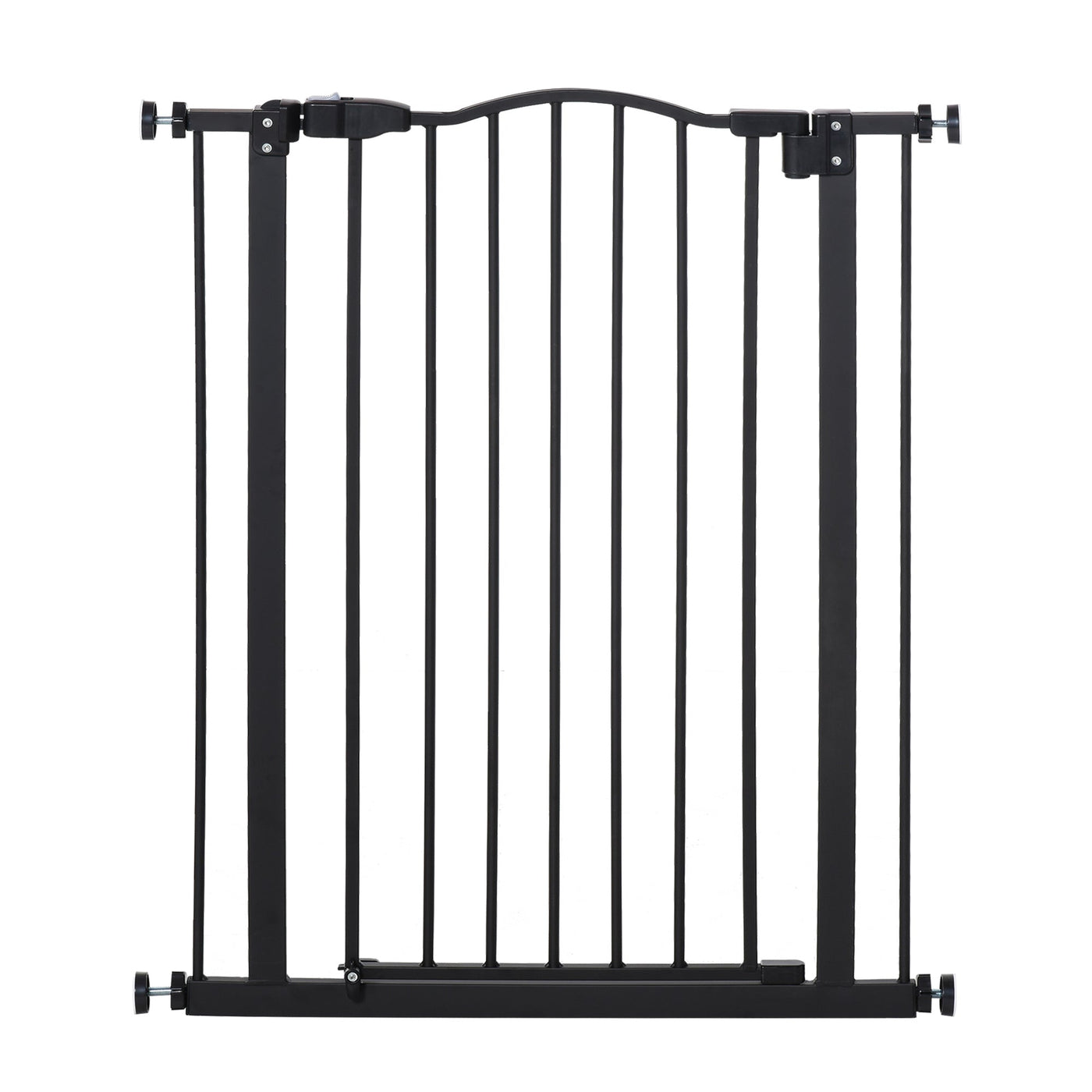 PawHut Pressure Fit Baby Safety Gate – 74–80cm, Black