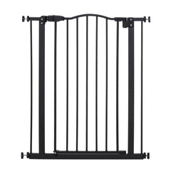 PawHut Pressure Fit Baby Safety Gate – 74–80cm, Black
