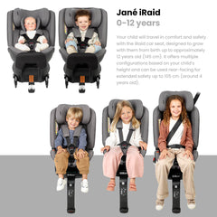 Jané iRaid 360 Swivel i-Size Car Seat