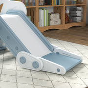 AIYAPLAY Foldable Kids Slide, Freestanding Baby Slide, for Ages 1.5-3 Years, Grey & Beige image 9