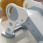 AIYAPLAY Foldable Kids Slide, Freestanding Baby Slide, for Ages 1.5-3 Years, Grey & Beige image 8