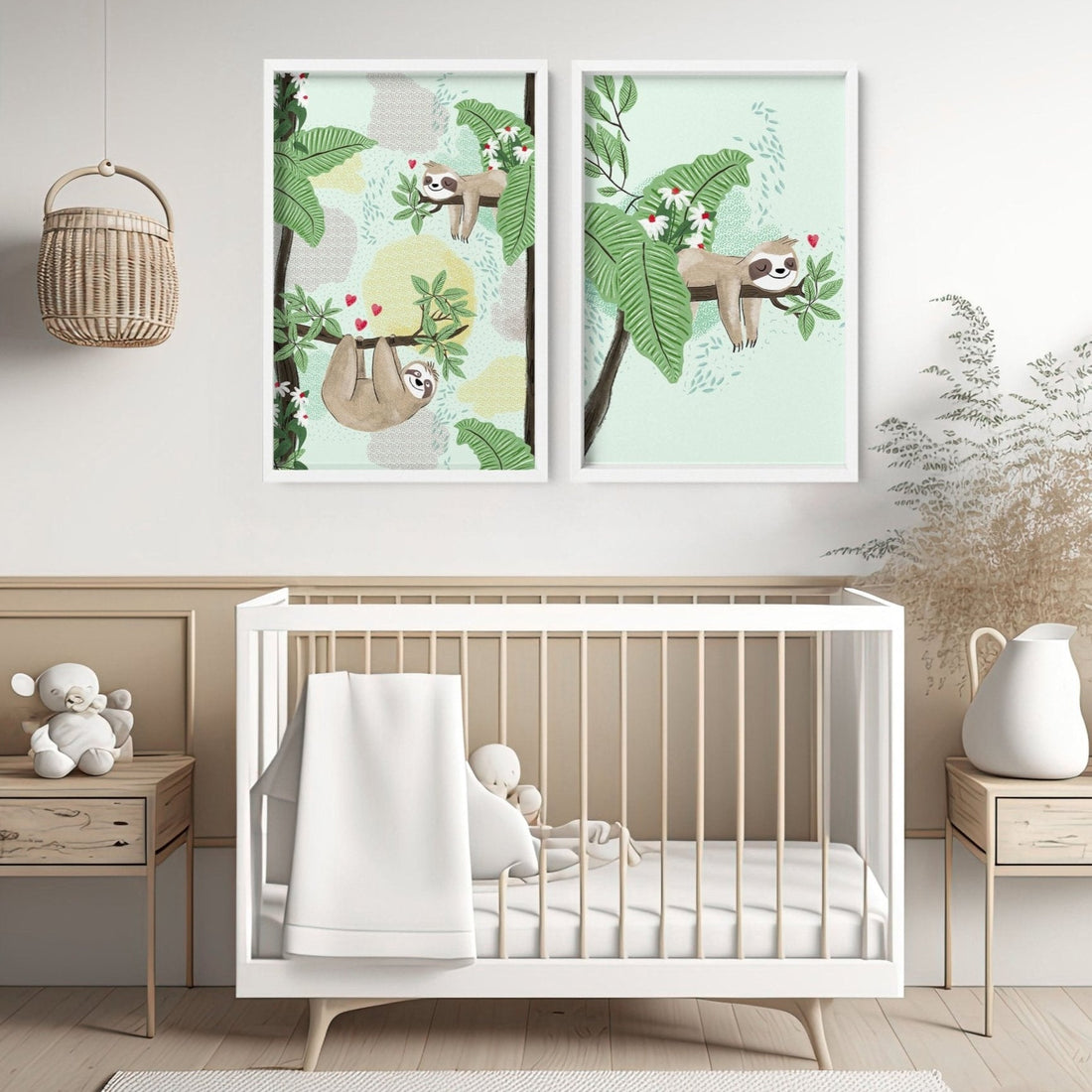Jungle Nursery Wall Art Prints – Set of 2