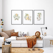 Jungle Nursery Wall Art Prints – Set of 3 image 5