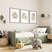 Jungle Nursery Wall Art Prints – Set of 3 image 1