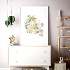 Jungle Nursery Wall Art Prints – Set of 3