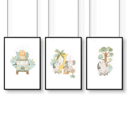 Jungle Nursery Wall Art Prints – Set of 3 image 13