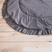 MINICAMP Kids Playmat with Ruffled Border in Grey image 5