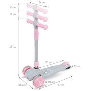 Kidwell JAX Folding 3-Wheel Scooter with LED Wheels – Ages 3+ | 2 Colours image 9