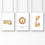 Animal Nursery Wall Art Prints – Set of 3 image 6