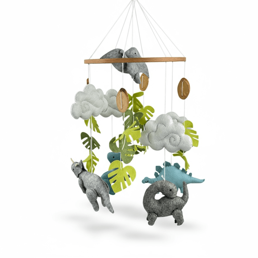 Little Dino Land Cot Mobile