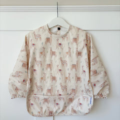 Long Sleeved Baby Bib - Alpacas