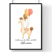Llama Nursery Wall Art Print image 5