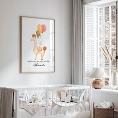 Llama Nursery Wall Art Print