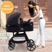 LORTSYBAB 2-in-1 Folding Baby Stroller with Reversible Seat – 0–36 Months image 4