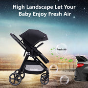 LORTSYBAB 2-in-1 Folding Baby Stroller with Reversible Seat – 0–36 Months image 9