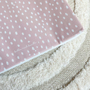 Anti-Roll Wedge Changing Mat - Dusky Pink Spotty Print image 7