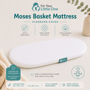 Moses Basket Mattress 66 x 28 x 3 cm image 2
