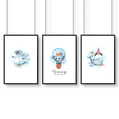 Children's Nursery Wall Art Prints – Set of 3