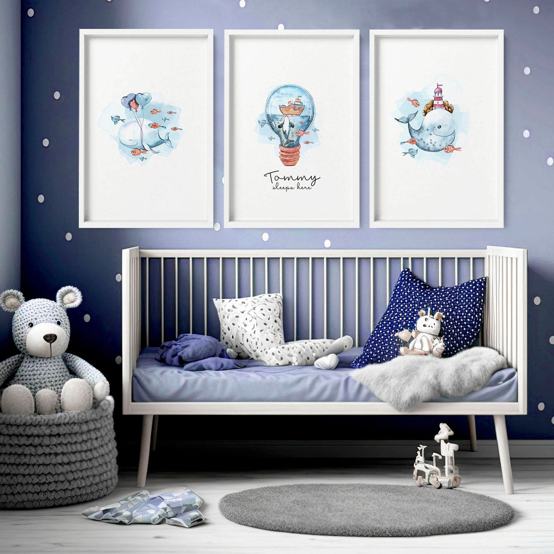 Children's Nursery Wall Art Prints – Set of 3