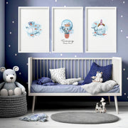 Children's Nursery Wall Art Prints – Set of 3 image 1