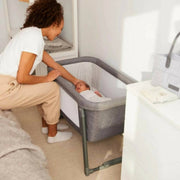 Ickle Bubba Mini Rocker Crib - Space Grey image 1