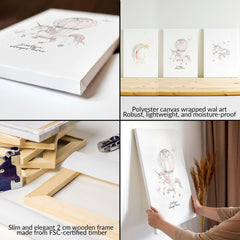 Nursery Wall Art Prints – Set of 3
