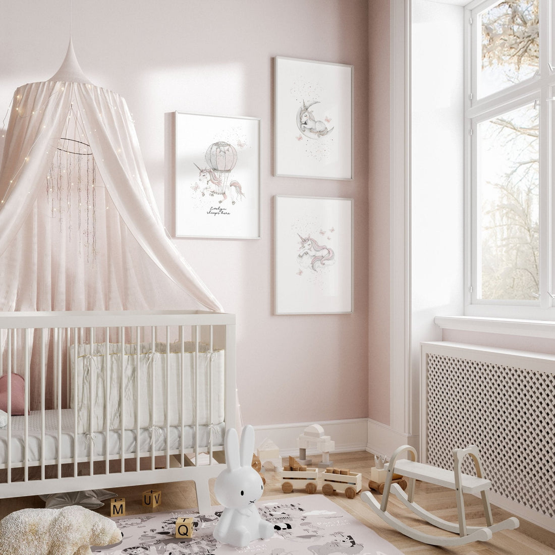Nursery Wall Art Prints – Set of 3