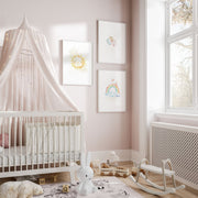 Rainbow Nursery Wall Art Prints – Set of 3 image 2